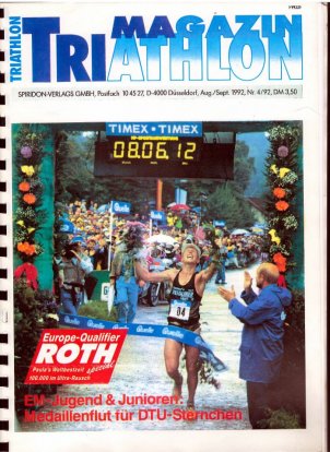 Jos beim Ironman Roth 1992