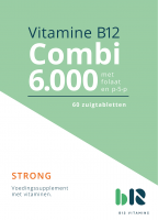 B12 Combi 6000 met Folaat en P-5-P, 60 tabletten